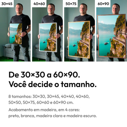 Quadro Impressão Direta em Vidro