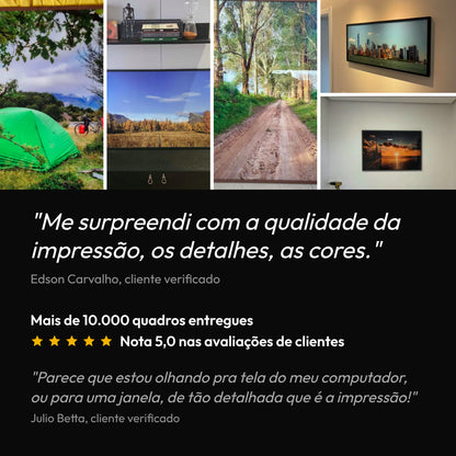 Quadro Impressão Direta em Vidro